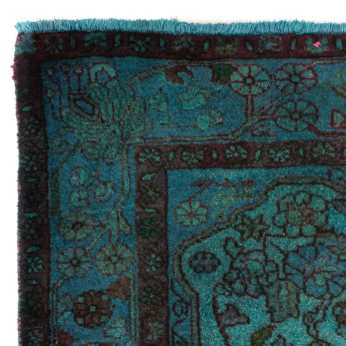 Orientteppich 119 x 91 cm - hellblau