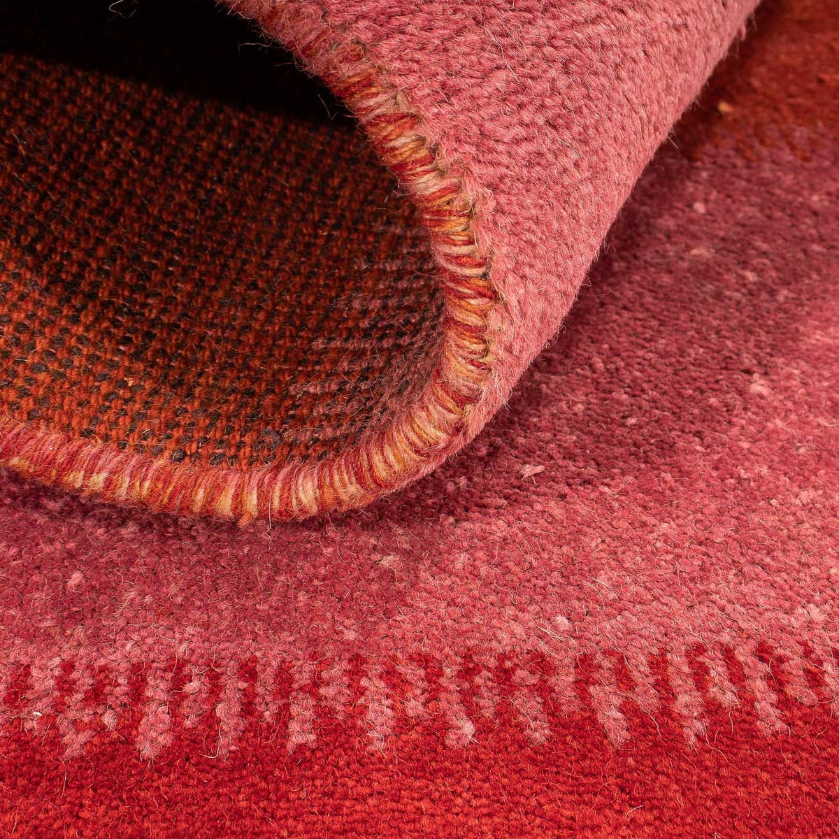 Wollteppich 136 x 71 cm Teppichbrücke