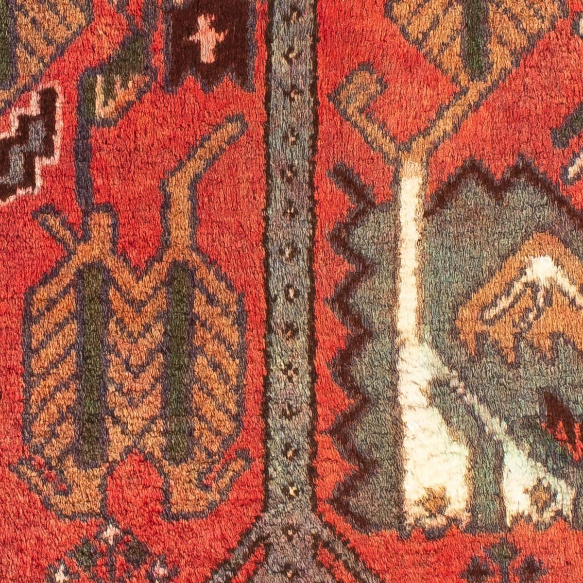 Perserteppich - Nomadic 99 x 82 cm - dunkelrot