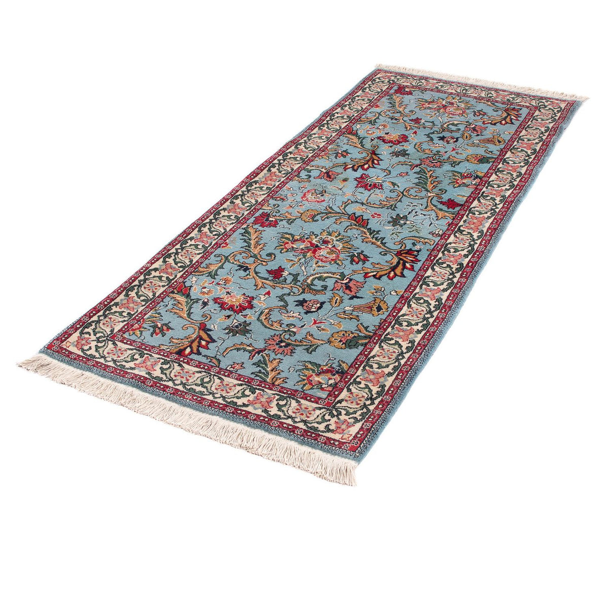 Orientteppich - Indus 194 x 81 cm - hellblau