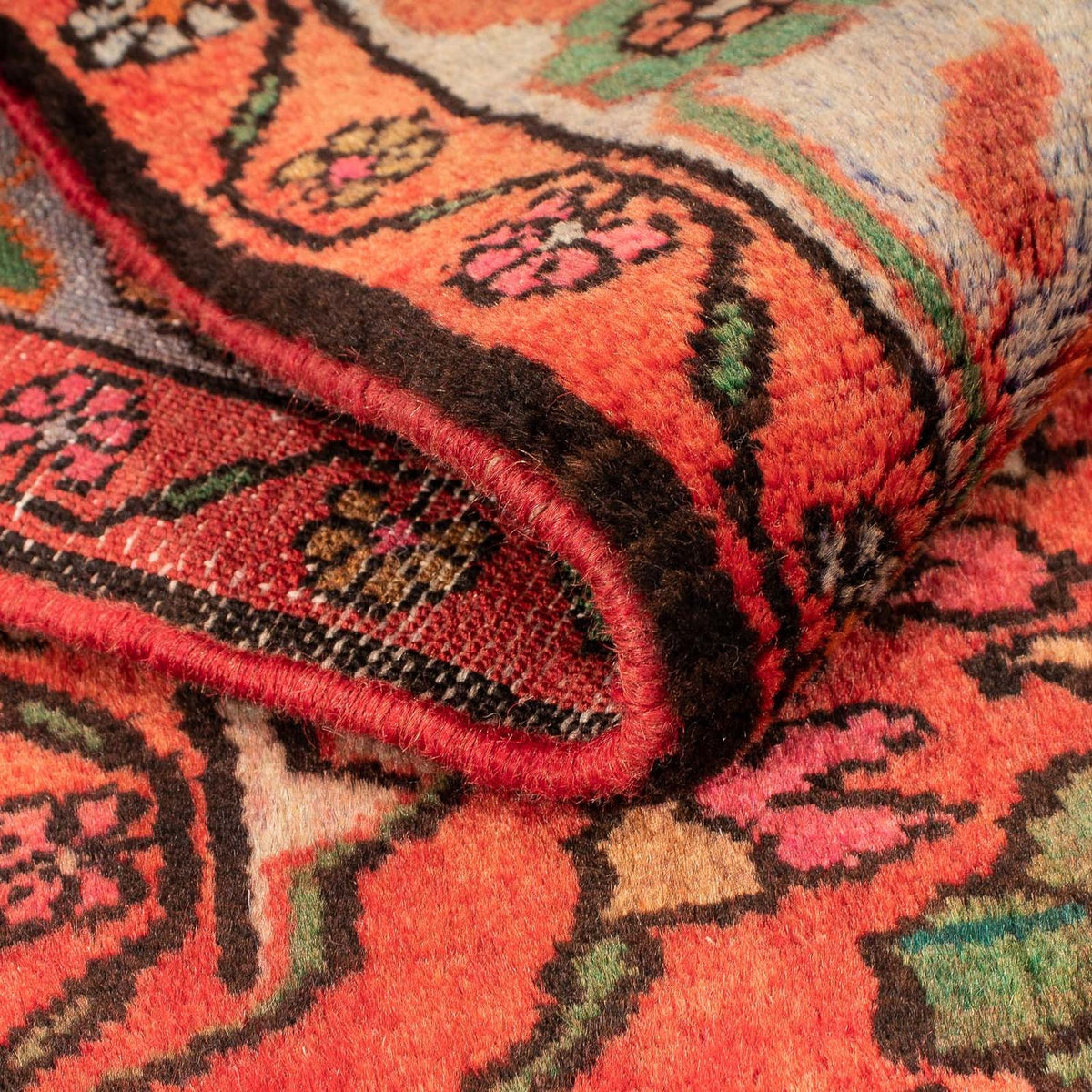 Perserteppich - Nomadic 124 x 80 cm - hellrot