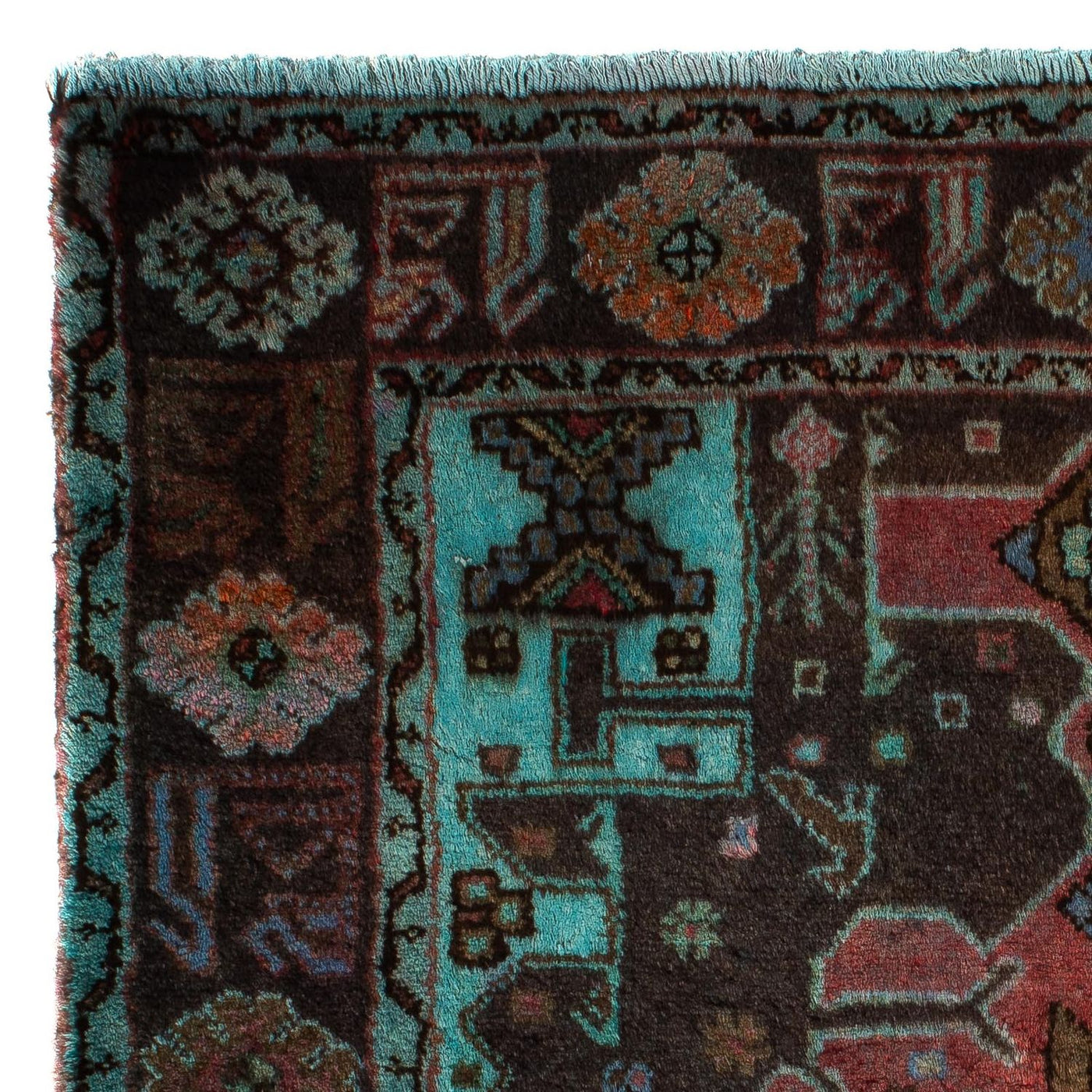 Orientteppich 108 x 101 cm - mehrfarbig