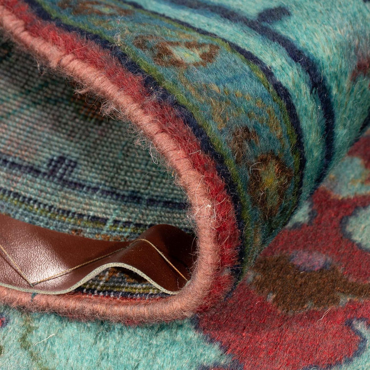 Orientteppich 105 x 104 cm - hellblau