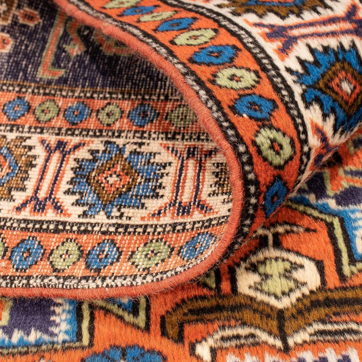 Perserteppich - Nomadic 170 x 112 cm - dunkelblau