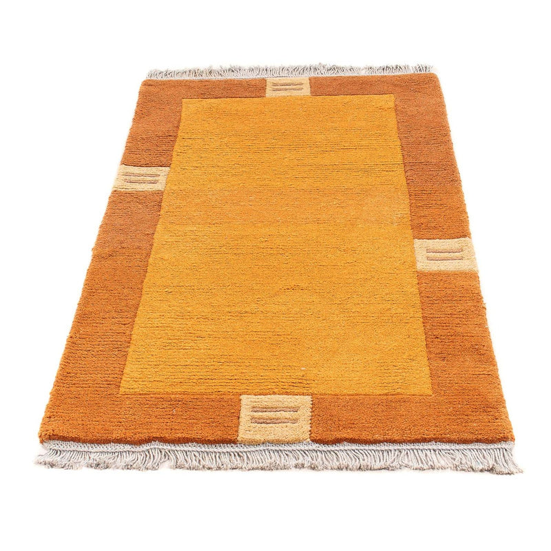 Nepal Teppich 142 x 72 cm - orange