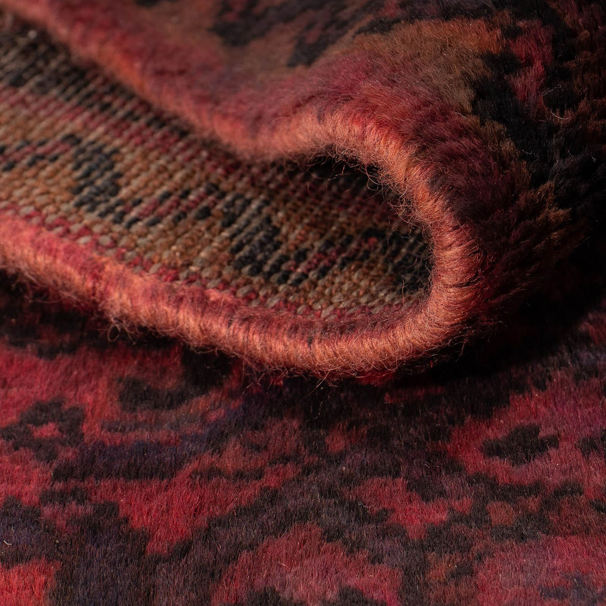 Orientteppich 160 x 98 cm - dunkelrot