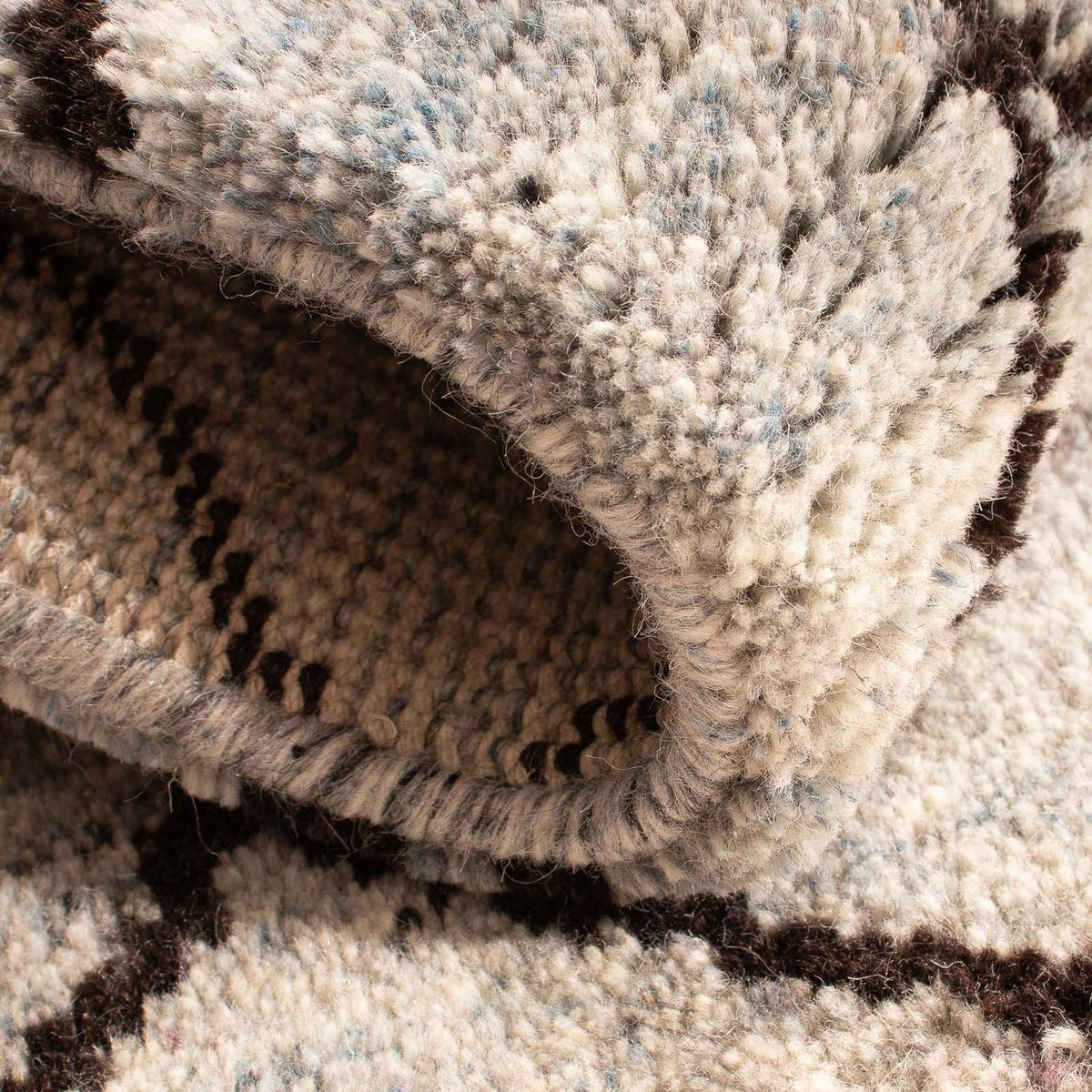 Berber Teppich 90 x 58 cm - beige