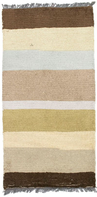 Nepal Teppich 140 x 70 cm - mehrfarbig