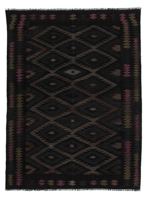 Kelim Teppich - Splash 230 x 168 cm - mehrfarbig