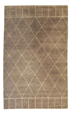 Designer Teppich 240 x 160 cm - dunkelbraun