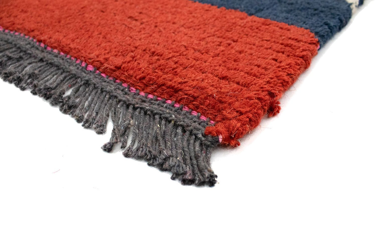 Nepal Teppich 140 x 70 cm - mehrfarbig