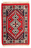 Orientteppich 60 x 40 cm - dunkelrot
