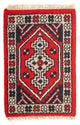 Orientteppich 60 x 40 cm - dunkelrot