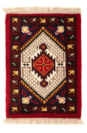 Orientteppich 60 x 40 cm - dunkelrot