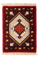 Orientteppich 60 x 40 cm - dunkelrot