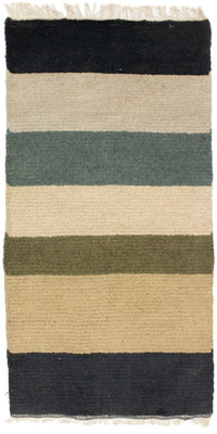 Nepal Teppich 140 x 70 cm - mehrfarbig