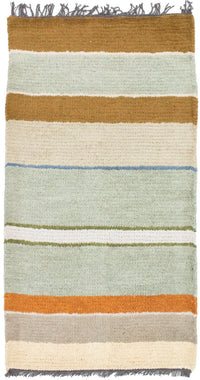 Nepal Teppich 140 x 70 cm - mehrfarbig