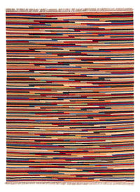 Kelim Teppich - Trendy 206 x 148 cm - mehrfarbig