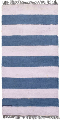 Nepal Teppich 140 x 70 cm - mehrfarbig