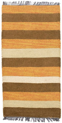 Nepal Teppich 140 x 70 cm - mehrfarbig