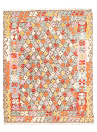 Kelim Maimene Teppich 154x189cm - mehrfarbig