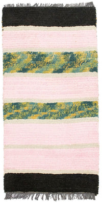 Nepal Teppich 140 x 70 cm - mehrfarbig