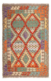 Kelim Teppich - Splash 156 x 100 cm - mehrfarbig