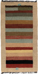 Nepal Teppich 140 x 70 cm - mehrfarbig