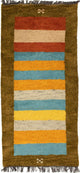 Nepal Teppich 140 x 70 cm - mehrfarbig