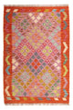 Kelim Teppich - Splash 147 x 101 cm - mehrfarbig