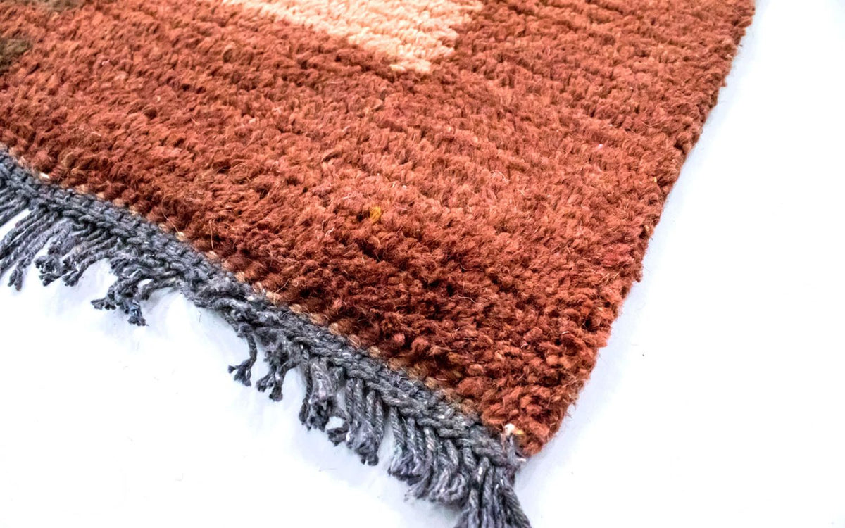 Nepal Teppich 140 x 70 cm - mehrfarbig