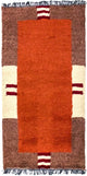 Nepal Teppich 140 x 70 cm - mehrfarbig