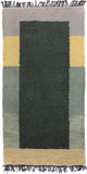Nepal Teppich 140 x 70 cm - grün