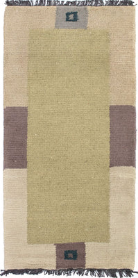 Nepal Teppich 140 x 70 cm - mehrfarbig