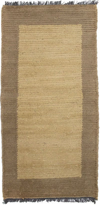 Nepal Teppich 140 x 70 cm - beige