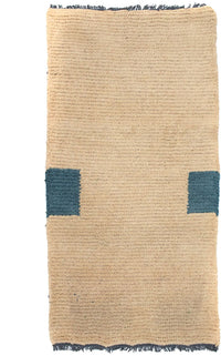 Nepal Teppich 140 x 70 cm - beige