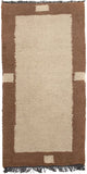 Nepal Teppich 70 x 140 cm - beige