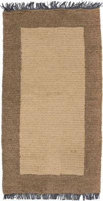Nepal Teppich 140 x 70 cm - beige