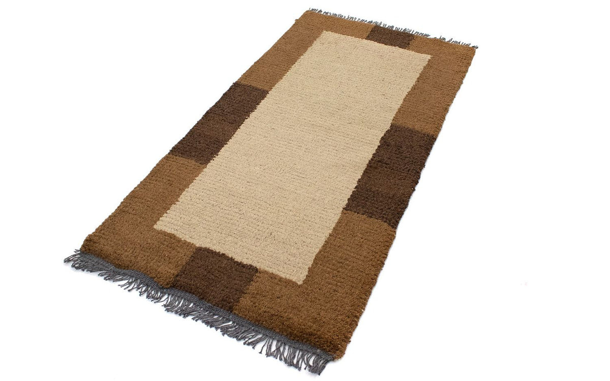 Nepal Teppich 140 x 70 cm - beige