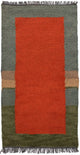 Nepal Teppich 140 x 70 cm - rot