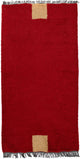 Nepal Teppich 70 x 140 cm - rot