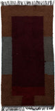 Nepal Teppich 140 x 70 cm - weinrot