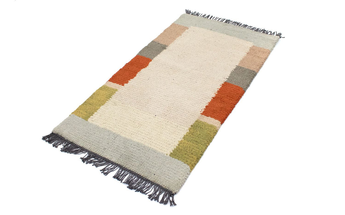 Nepal Teppich 140 x 70 cm - beige