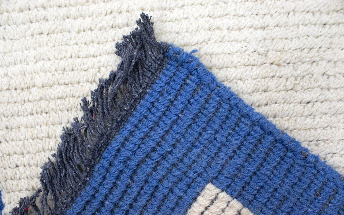 Nepal Teppich 140 x 70 cm - beige