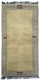 Nepal Teppich 140 x 70 cm - beige