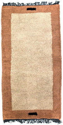 Nepal Teppich 140 x 70 cm - beige