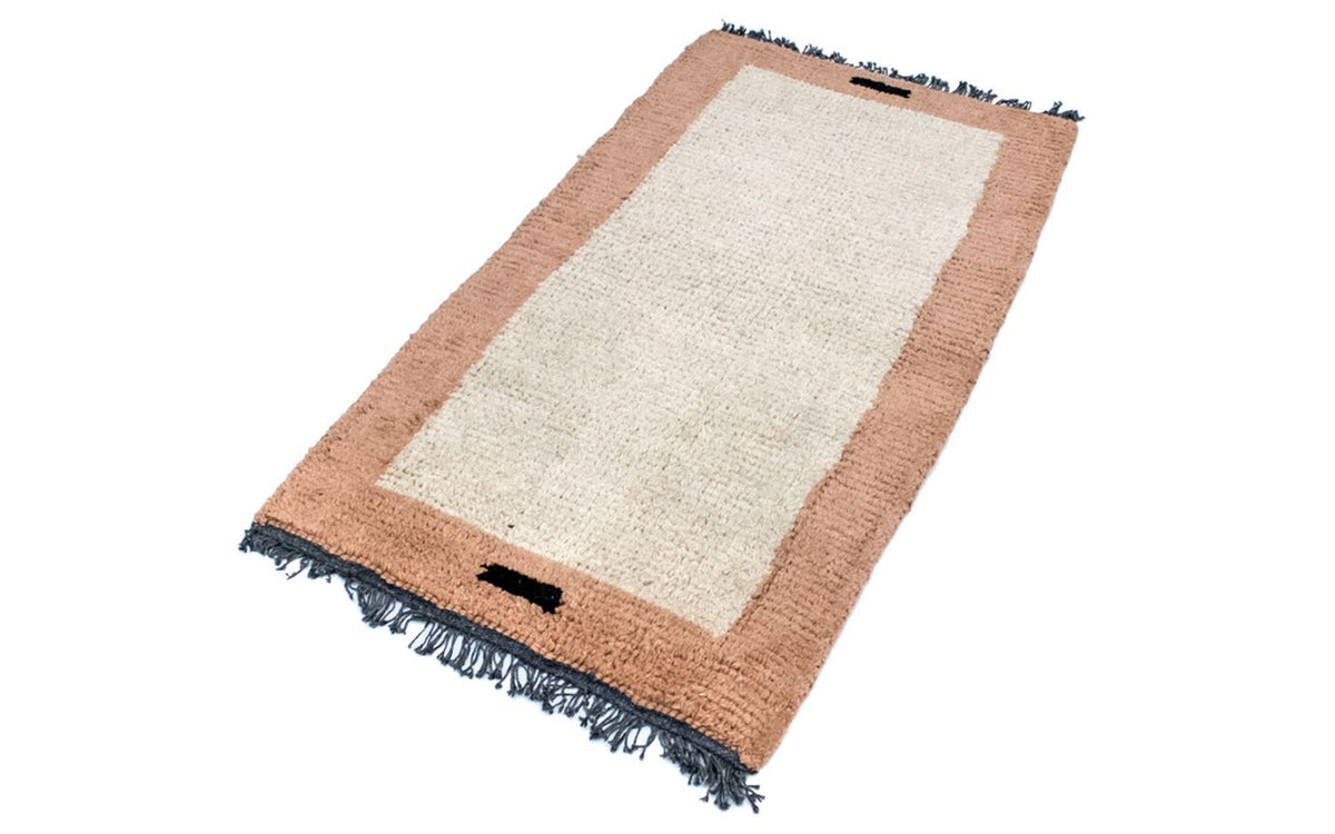 Nepal Teppich 140 x 70 cm - beige
