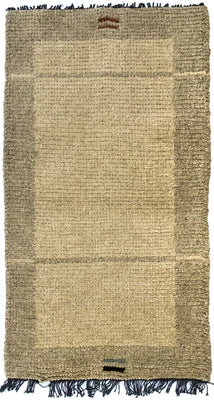 Nepal Teppich 140 x 70 cm - beige