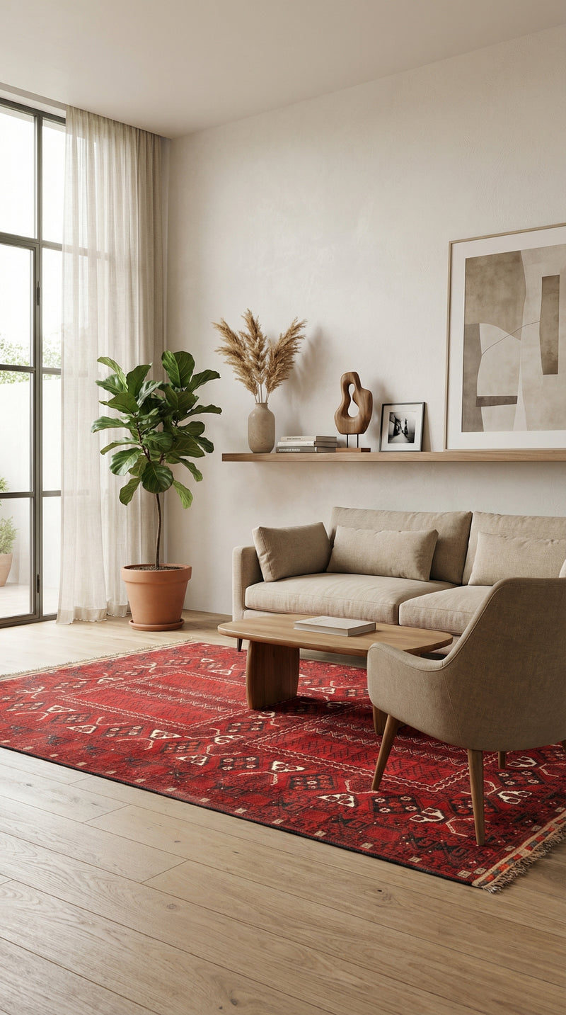 Turkaman Teppich 237x158cm - Orientteppich