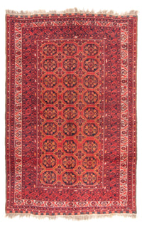 Turkaman Teppich - 246 x 157 cm - rot